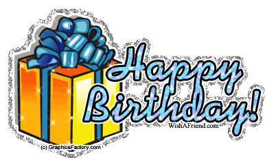 happy birthday STICKER