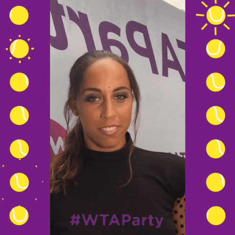 madison keys kiss GIF by WTA