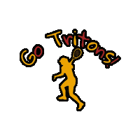 Tennis Triton Sticker by University of Missouri-St. Louis