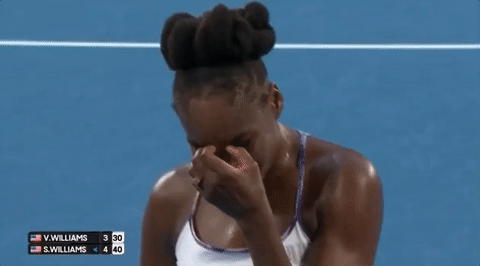 frustrated venus williams GIF by Australian Open