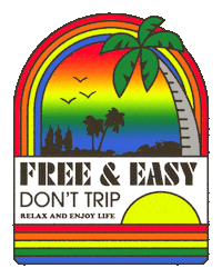 Summer Rainbow Sticker by Free & Easy