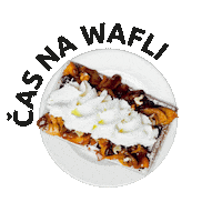 KAFEC brunch waffle kava kafe Sticker