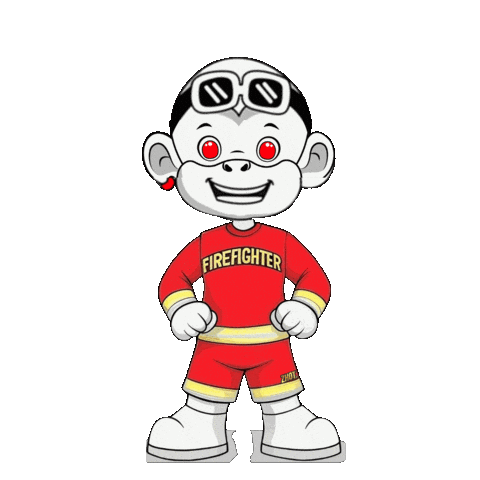 Fire Department Firefighter Sticker by Zhot