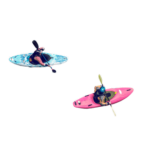 Kayak Kayaking Sticker by WestVirginiaU