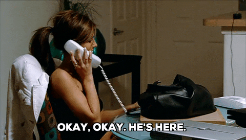 okay. he's here audrina patridge GIF by The Hills
