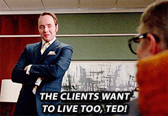 yelling mad men GIF