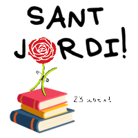 Sant Jordi Catalunya Sticker by xpassarlestona