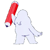 bb_hlw christmas writing pencil bbhlw Sticker