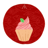 Dessert Cupcakes Sticker by ppitchengdu