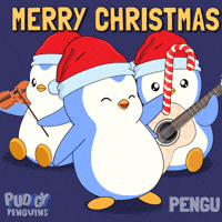 Merry Christmas GIF by Pudgy Penguins