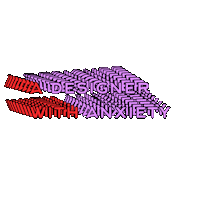 adesignerwithanxiety art design graphic anxiety Sticker