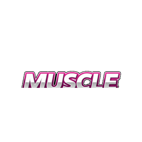 Pink Muscle Sticker by Tony Ciccone Photography