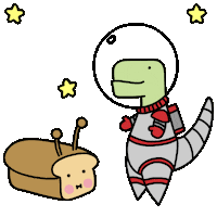 space stars Sticker by Loof and Timmy