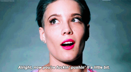 halsey GIF