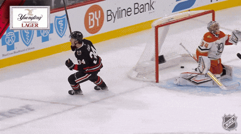 Happy Chicago Blackhawks GIF by NHL