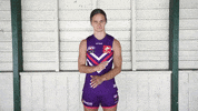 No Deal Tia GIF by Fremantle Dockers