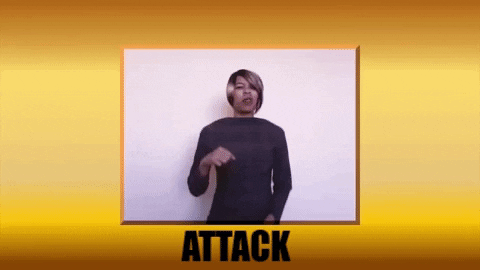 scared attack GIF by Dr. Donna Thomas Rodgers