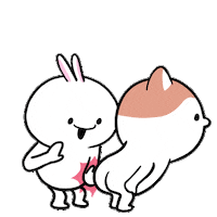Dog Spank Sticker by kwaesam