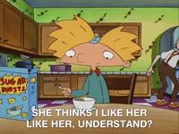 hey arnold nicksplat GIF