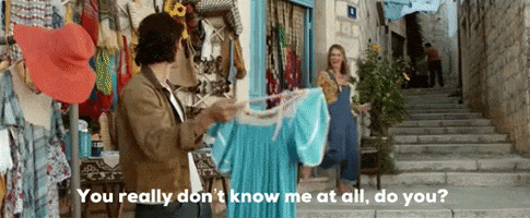 kawidman lily james mamma mia here we go again you really dont know me at all GIF