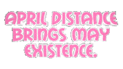 Happy April Sticker by OpticalArtInc.