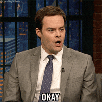 awkward bill hader GIF by Late Night with Seth Meyers