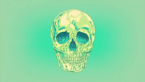 Animation Skull GIF by Flora Cash