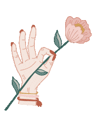 Illustration Flower Sticker by Frost Design Co.