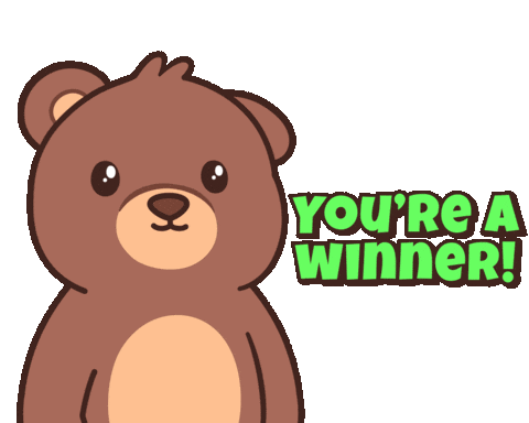 Teddy Bear Gold Sticker by BEARISH
