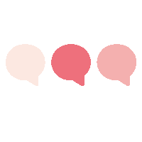 Pink Bubble Sticker by The Content Bar