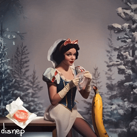 Be Safe Snow White GIF