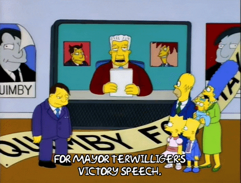 homer simpson mayor diamond joe quimby GIF
