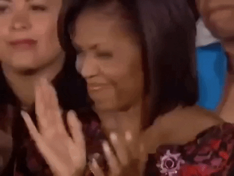 Michelle Obama Clap GIF by Obama