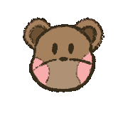 Jump Bear Sticker