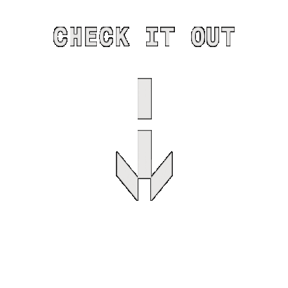 telegraphcreative giphygifmaker arrow technology check it out Sticker