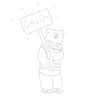 beyu_art knitting beyu ベユベア cast-on Sticker