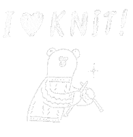 beyu_art knitting knit beyu ベユベア Sticker