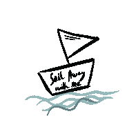 Sail Away Sea Sticker