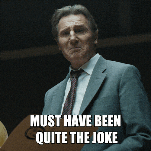 Liam Neeson Comedy GIF by The Naked Gun Movie