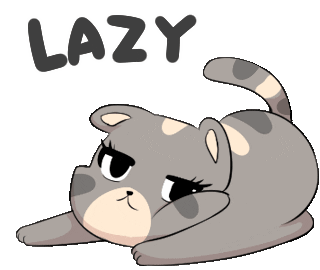 Tired Mew Mew Sticker by Jin