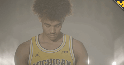 Go Blue College Basketball GIF by Michigan Athletics