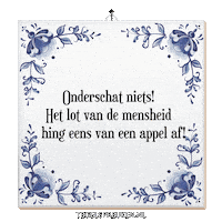 Impact Spreuk Sticker by Tegelspreuken.nl