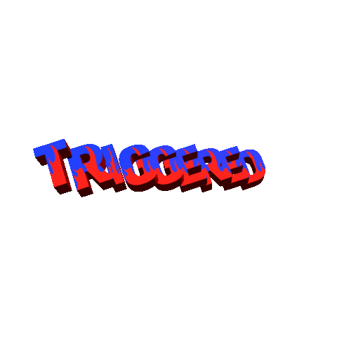 Angry 3D Sticker by 811