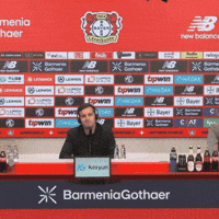 Press Conference Bundesliga GIF by Bayer 04 Leverkusen