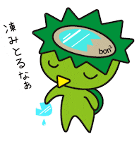 Ice Kappa Sticker by bonbon tsuyama