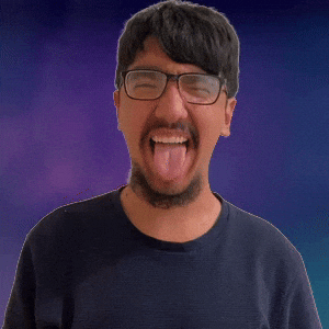 Tongue extended