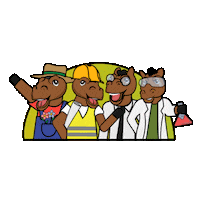 Broncos Learn By Doing Sticker by CPP Project CAMINOS