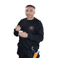 George Clooney Coffee Sticker by YoungEnergyInstallatietechniek
