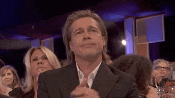 Brad Pitt Applause GIF by SAG Awards