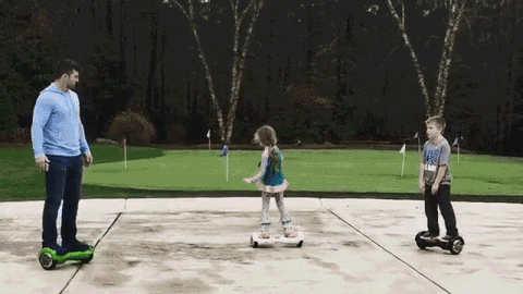 hoverboards GIF